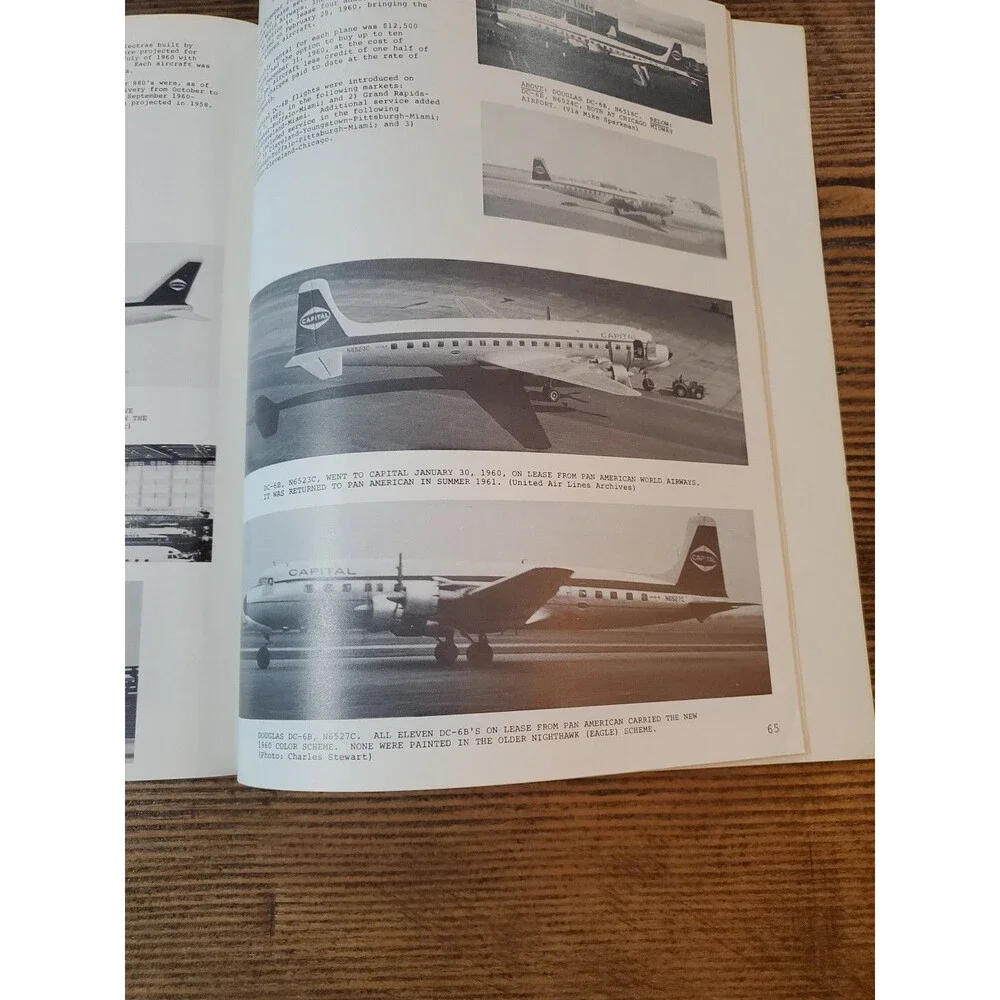 Signed George Cearley - Capital AirLines World's No.1 Prop Jet Airline